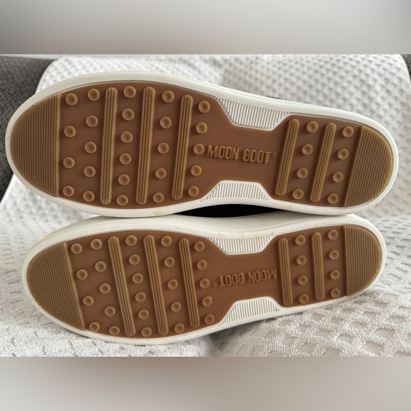 Tecnica Moon Boots Mercury High Paris Boot Black Suede Leather Faux Fur Size 10 - Picture 13 of 15